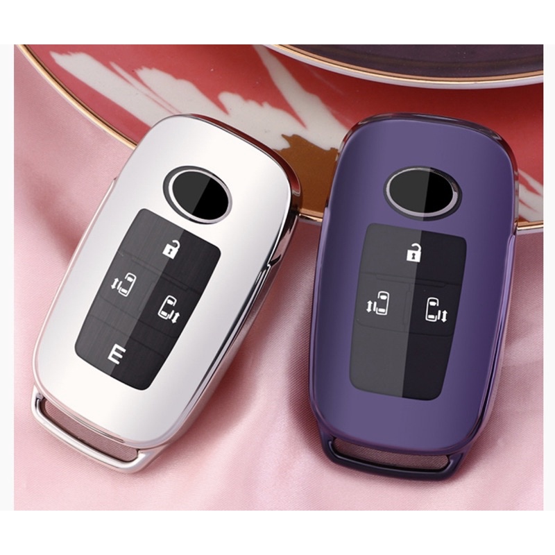 Móc khóa kèm bao ốp bảo vệ chìa khóa xe Toyota Raize, Veloz Cross, Veloz 2021, Avanza 2022 nhựa dẻo TPU tráng gương - Ảnh 7