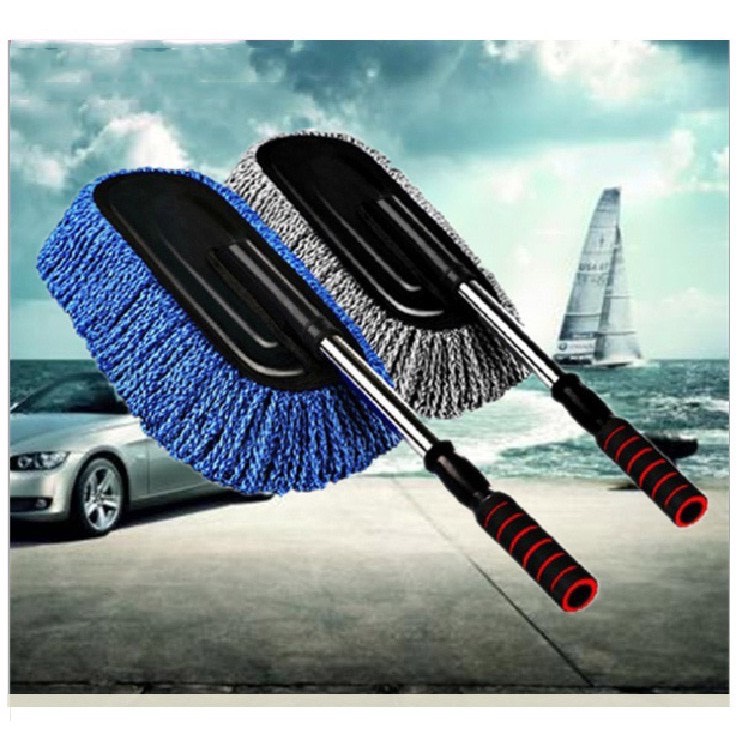 Chổi lau xe ô tô đa năng nano, có thể kéo dài thu ngắn, Cây lau xe, khăn lau xe ô tô - Ảnh 4