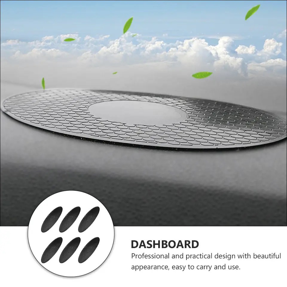 Miếng dán chống trượt, Tấm dán chống trượt taplo xe hơi, Dán để điện thoại, đồ trang trí taplo cố định chất liệu silicon - Ảnh 7