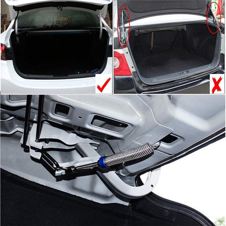 Lò xo tự động nâng mở cốp ô tô thông minh cho các dòng xe Sedan. Đơn giá là 1 cặp 2 chiếc - Ảnh 6