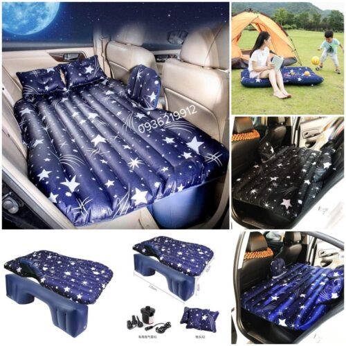 Nệm hơi ô tô dùng cho bé nằm đi du lịch, phù hợp dòng xe 5c hay 7 chỗ