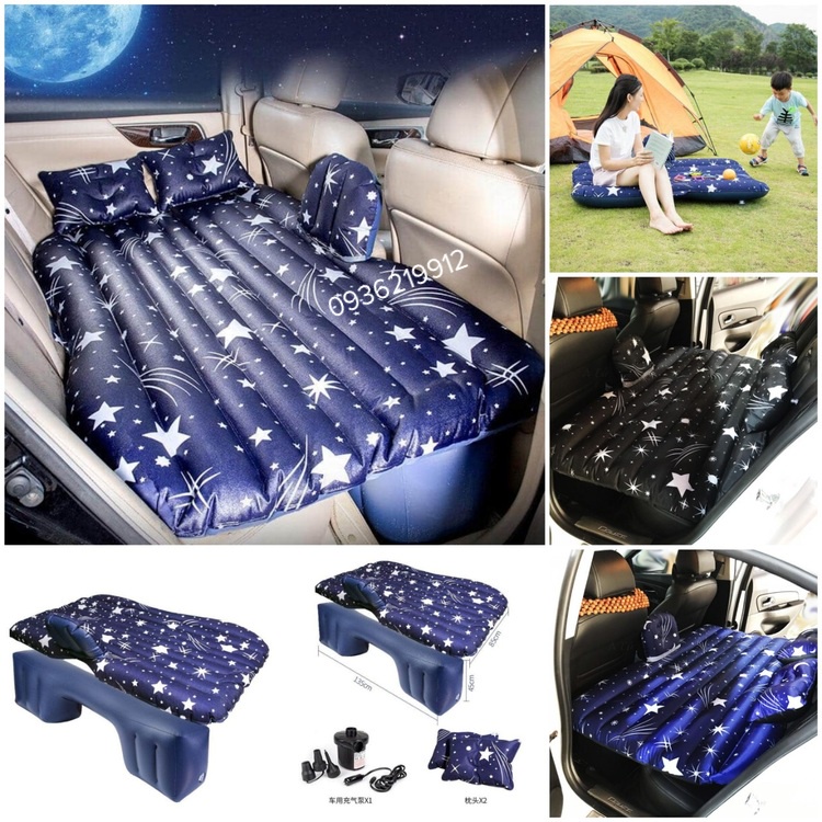 Nệm hơi ô tô dùng cho bé nằm đi du lịch, phù hợp dòng xe 5c hay 7 chỗ