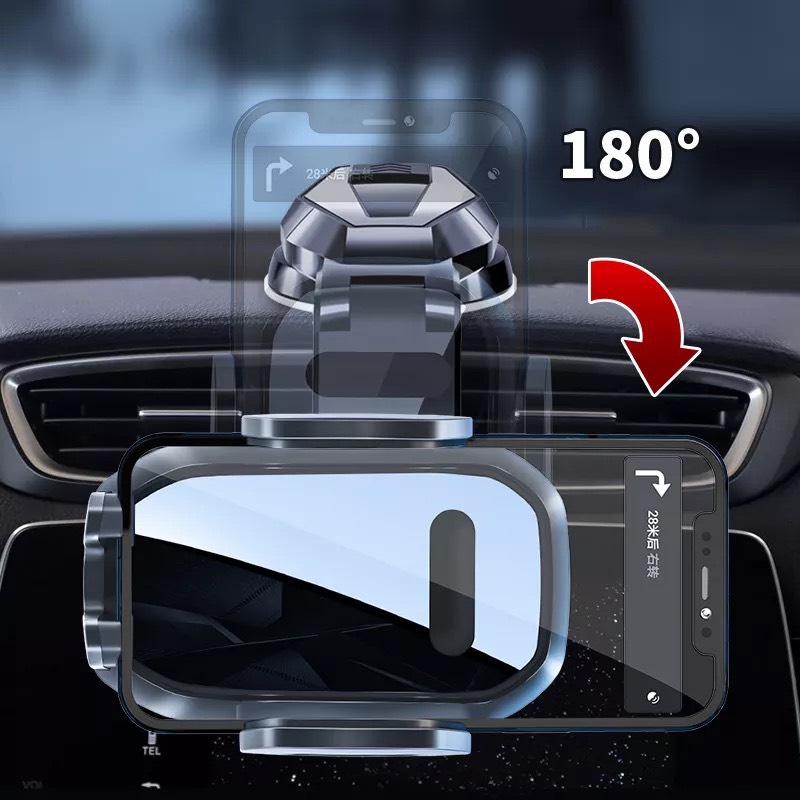 Giá Đỡ Điện Thoại cho Ô Tô, Mẫu mới Khóa Tự Động - Kẹp Điện Thoại Trên Ô Tô Đế Hút Nano Chắc Chắn - Ảnh 11