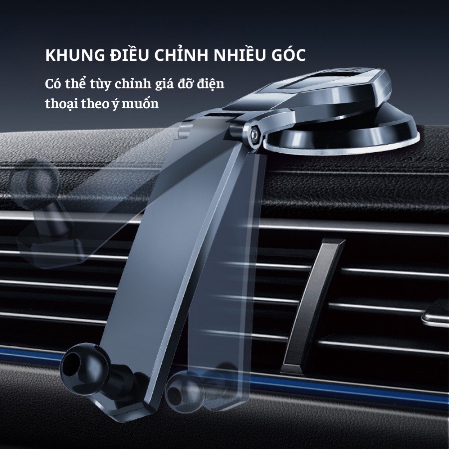 Giá Đỡ Điện Thoại cho Ô Tô, Mẫu mới Khóa Tự Động - Kẹp Điện Thoại Trên Ô Tô Đế Hút Nano Chắc Chắn - Ảnh 14
