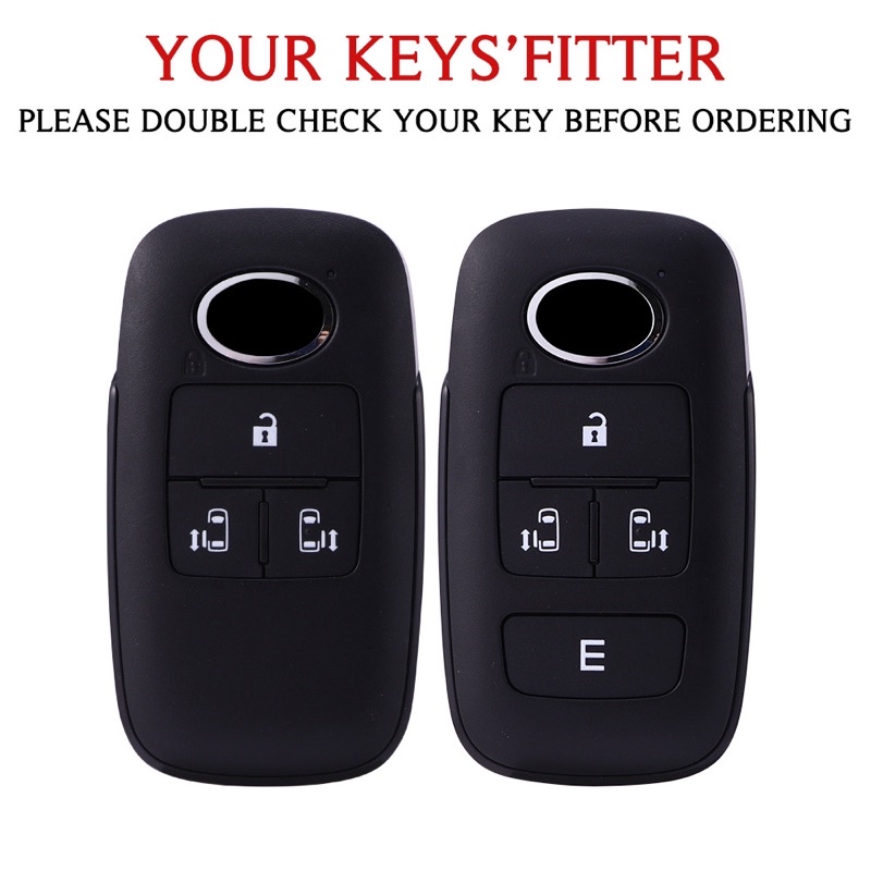 Móc khóa kèm bao ốp bảo vệ chìa khóa xe Toyota Raize, Veloz Cross, Veloz 2021, Avanza 2022 nhựa dẻo TPU tráng gương - Ảnh 6