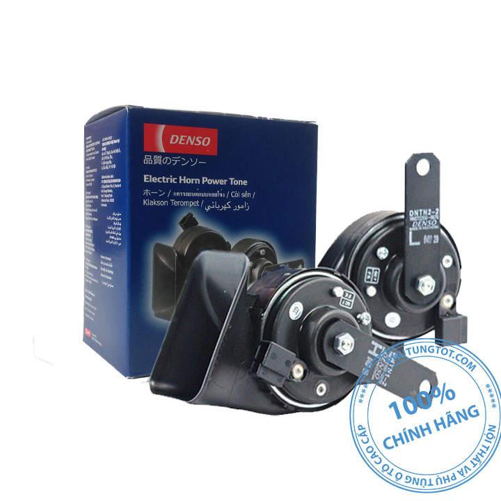 Còi sên Denso chính hãng 1 jack cho xe Toyota sản xuất tại Indonesia. Jack zin cắm trực tiếp không chế dây