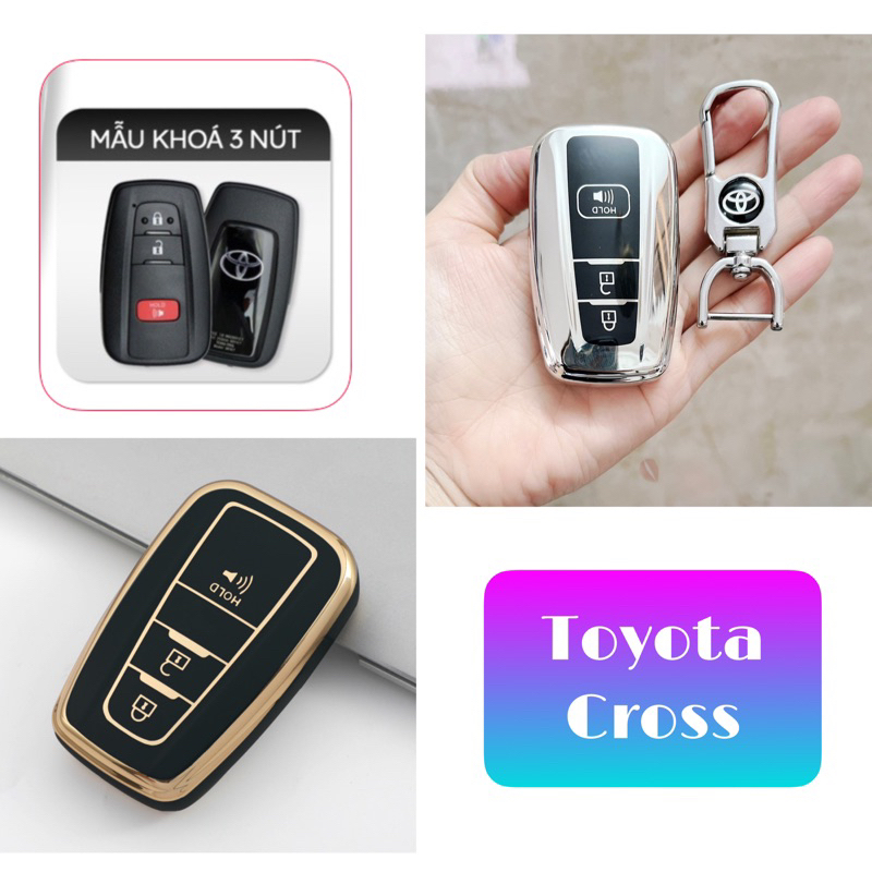 Bao ốp bọc chìa khóa xe Camry, Fortuner, Hilux, Vios, Altis, Rush, Wigo kèm móc - Ảnh 8
