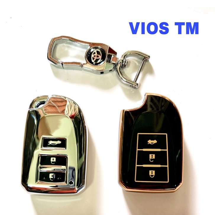 Bao ốp bọc chìa khóa xe Camry, Fortuner, Hilux, Vios, Altis, Rush, Wigo kèm móc - Ảnh 6