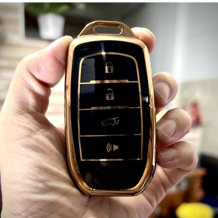 Bao ốp bọc chìa khóa xe Camry, Fortuner, Hilux, Vios, Altis, Rush, Wigo kèm móc - Ảnh 4