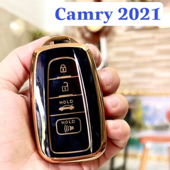 Bao ốp bọc chìa khóa xe Camry, Fortuner, Hilux, Vios, Altis, Rush, Wigo kèm móc
