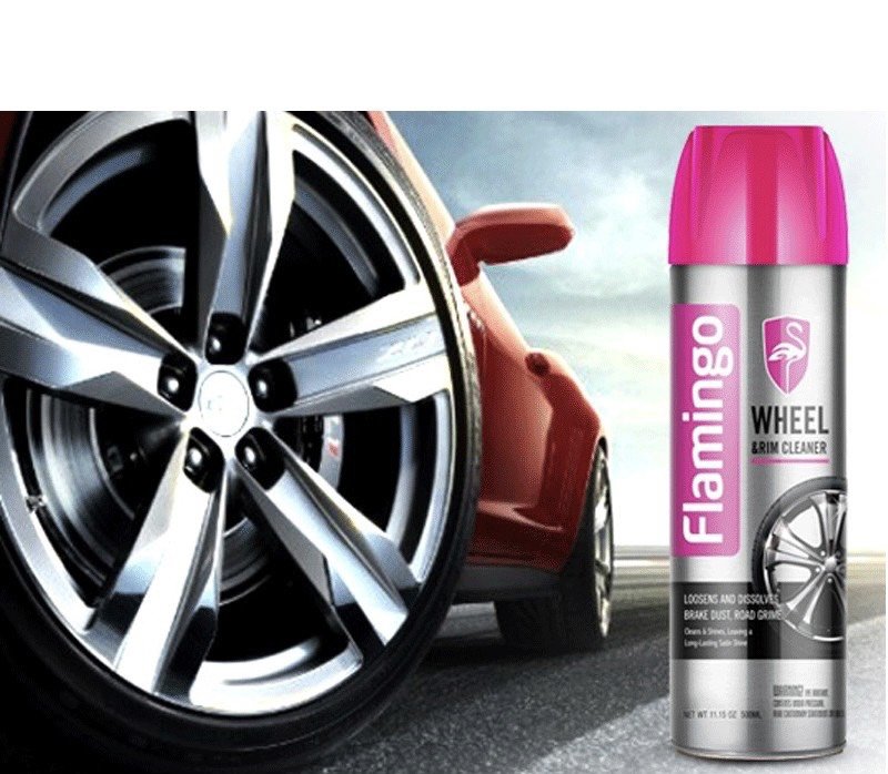 Chai xịt chống lão hóa và làm bóng lốp, phục hồi nhựa đen - Cho xe ô tô, xe máy - Dung tích 650ml - FLAMiNGO - Ảnh 8