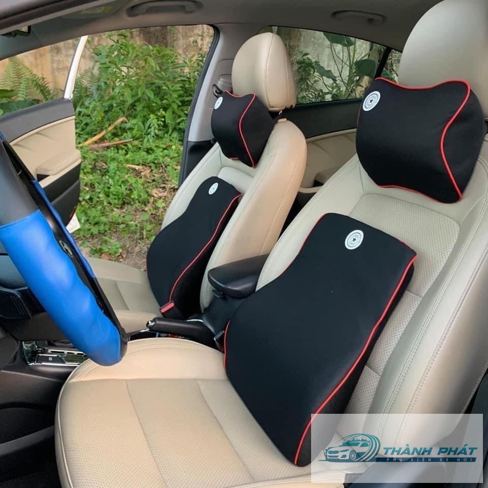 Gối tựa đầu, gối tựa cổ và tựa lưng cao su non dùng cho ô tô, ghế văn phòng cao cấp Kích Thước Lớn - Ảnh 9