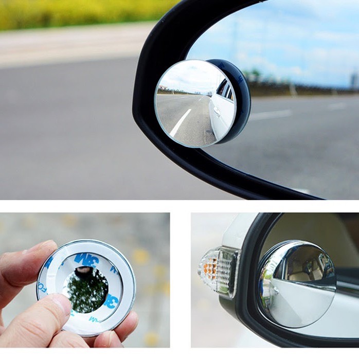 Bộ 2 Gương Cầu Lồi Đa Cực 3R-057 3R-035 3R054 xoay 360 độ xóa điểm mù gắn kính hậu ô tô xe hơi - Ảnh 8