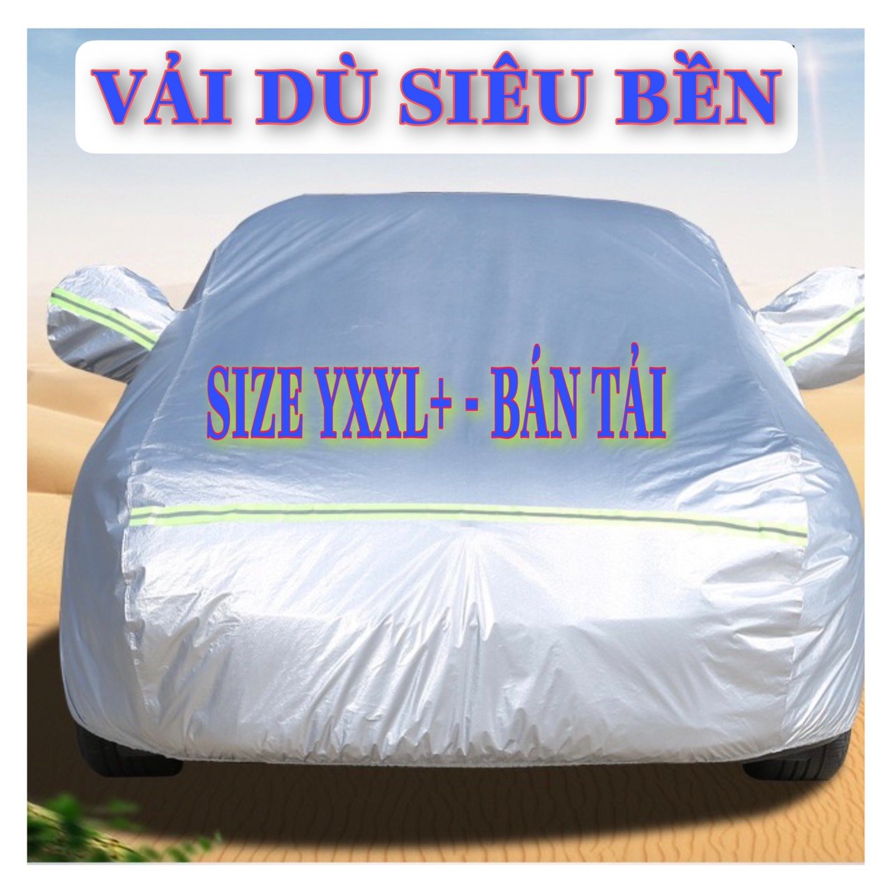 Bạt Phủ Chất Liệu Vải Dù OXFORD, Áo Trùm Xe Ô Tô Dù Xe 7 Chỗ Chống Thấm, Chống Cháy, Chống Tia UV Cho Xe Innova, Fortuner, Mazda, Kia.. - Ảnh 19