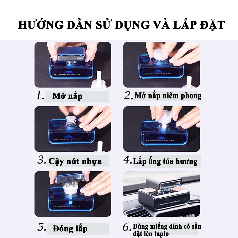 Nước hoa ô tô khử mùi xe hơi thương hiệu Duke hương thơm tự nhiên - Ảnh 13