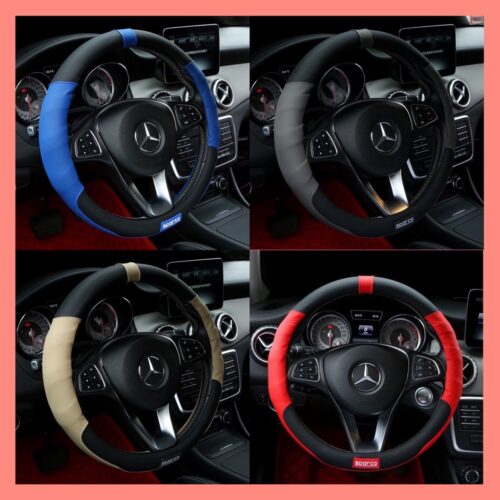 (size 38cm) Bọc vô lăng SPARCO Cao Cấp Bảo Hành 1 Năm - Bao Tay Lái Phù Hợp Cho Ô Tô Xe 4-7 Chỗ Ngồi