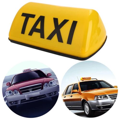 Mào TAXI hút nam châm có đèn LED gắn nóc ô tô, 28cm