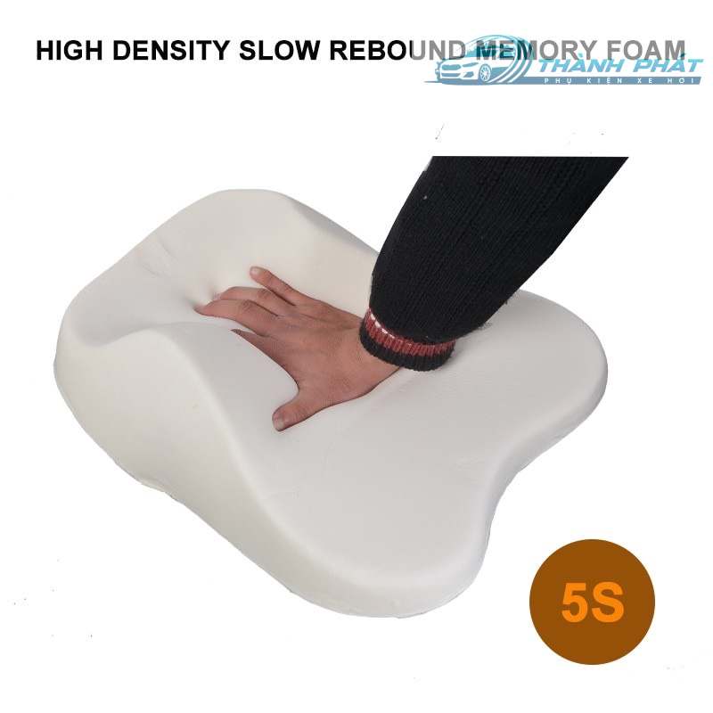 Gối tựa đầu, gối tựa cổ và tựa lưng cao su non dùng cho ô tô, ghế văn phòng cao cấp 5d loại dài xuống vai loại lớn - Ảnh 10