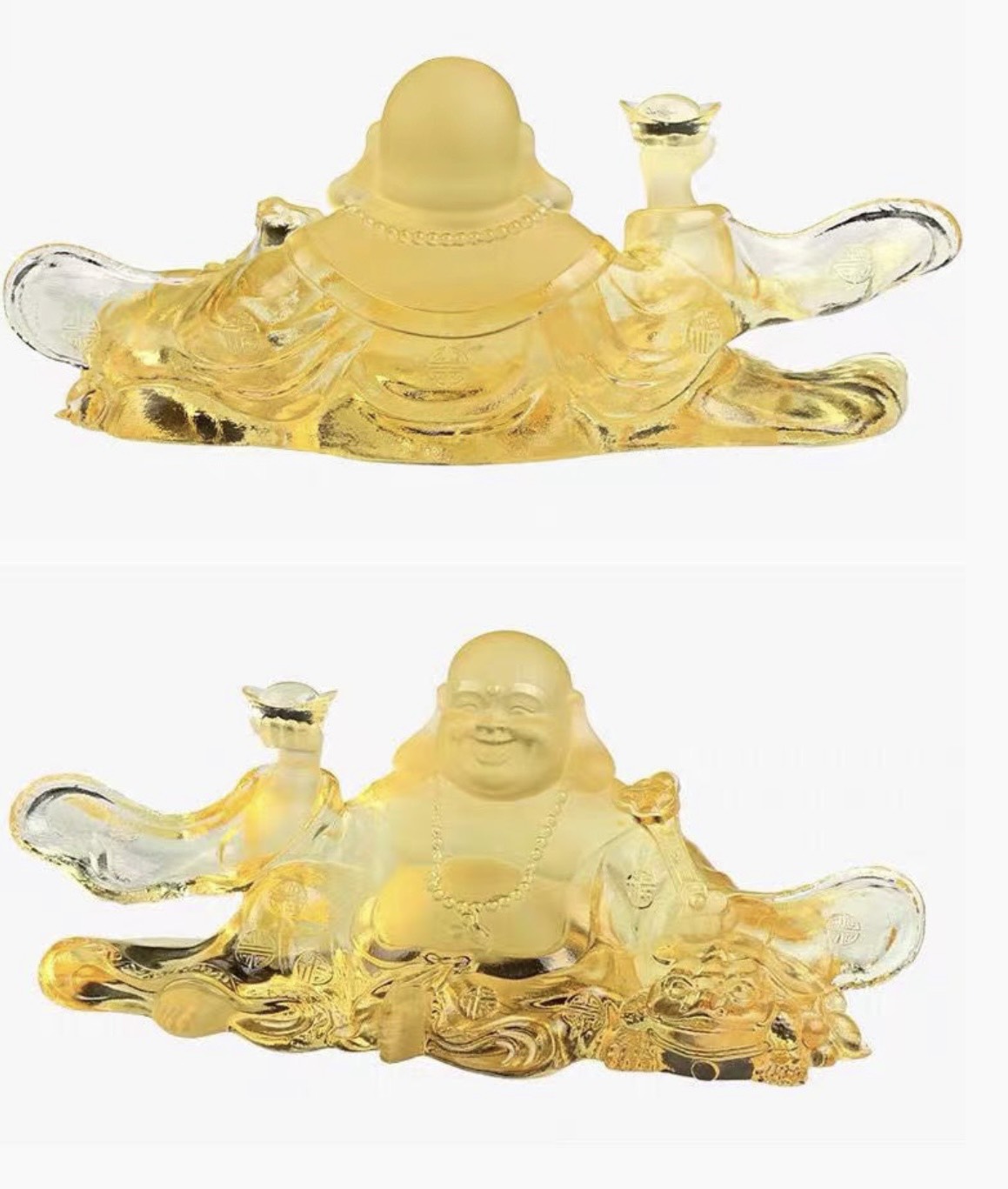 Phật Mẹ Quan Âm Đá Lưu Ly Ngự Đài Sen , Tượng Phật Di Lặc Pha Lê Cao Cấp Để Taplo Ô tô, Bàn Làm Việc - Ảnh 14