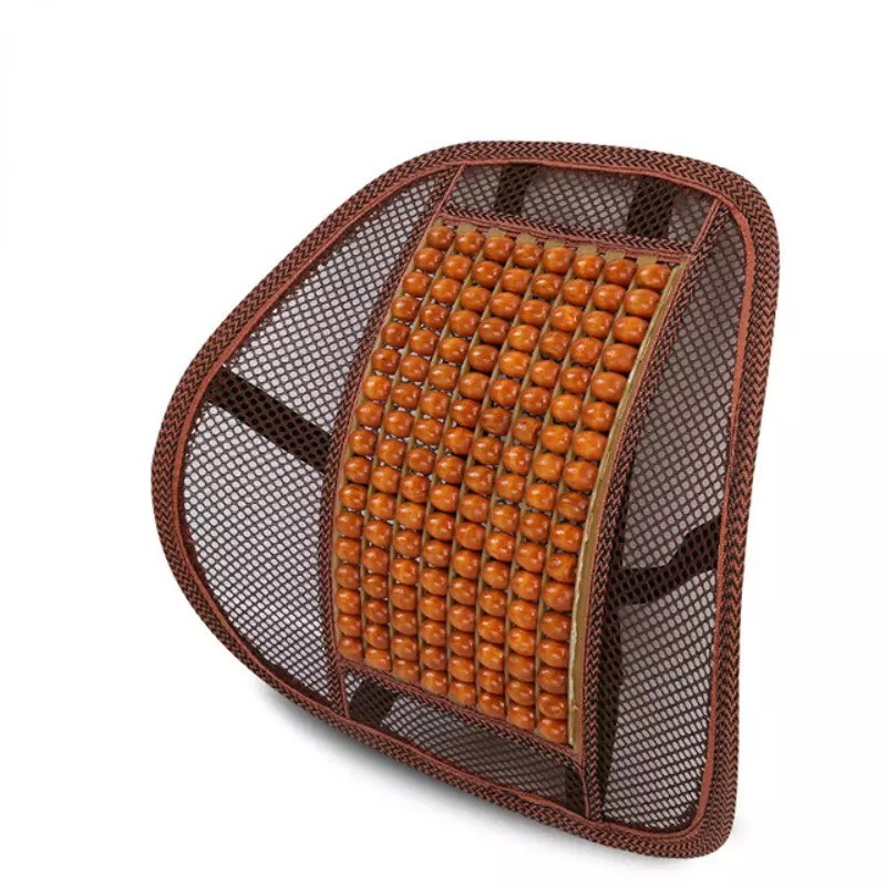 Tựa lưng Lót ghế gỗ , tựa lưng trong ô tô, tựa lưng ghế gỗ cho ô tô, văn phòng HẠT LOẠI 1 ÍT VỠ, lỗ thoáng mát - Ảnh 2