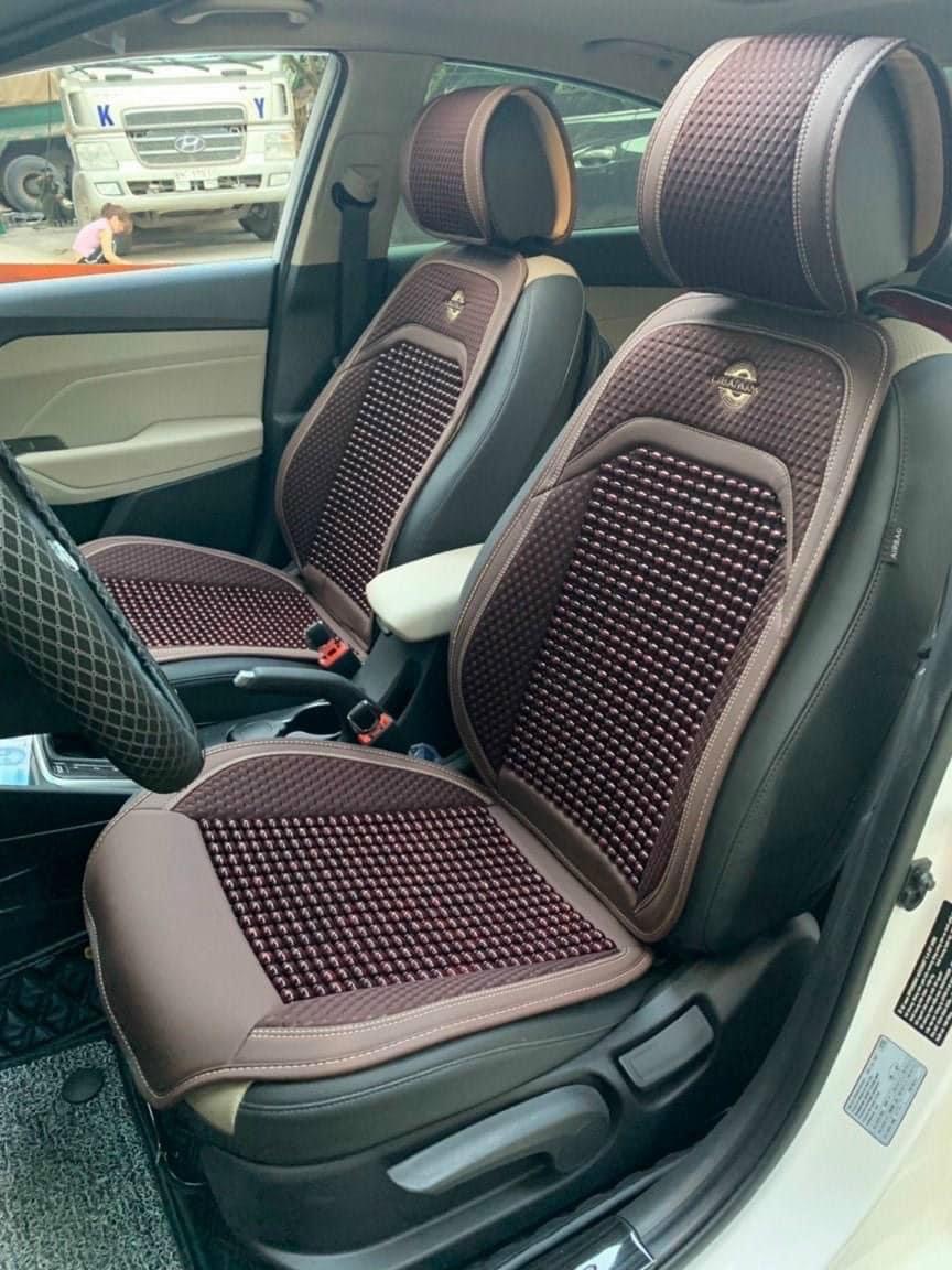 Bộ áo ghế hạt gỗ libaiwang cao cấp - lót ghế da mới có hạt gỗ massage - hàng mẫu mới - Ảnh 8