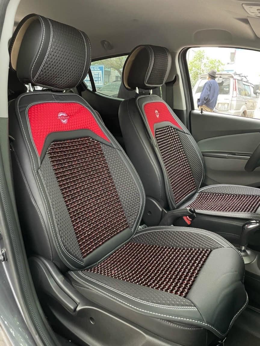 Bộ áo ghế hạt gỗ libaiwang cao cấp - lót ghế da mới có hạt gỗ massage - hàng mẫu mới - Ảnh 7