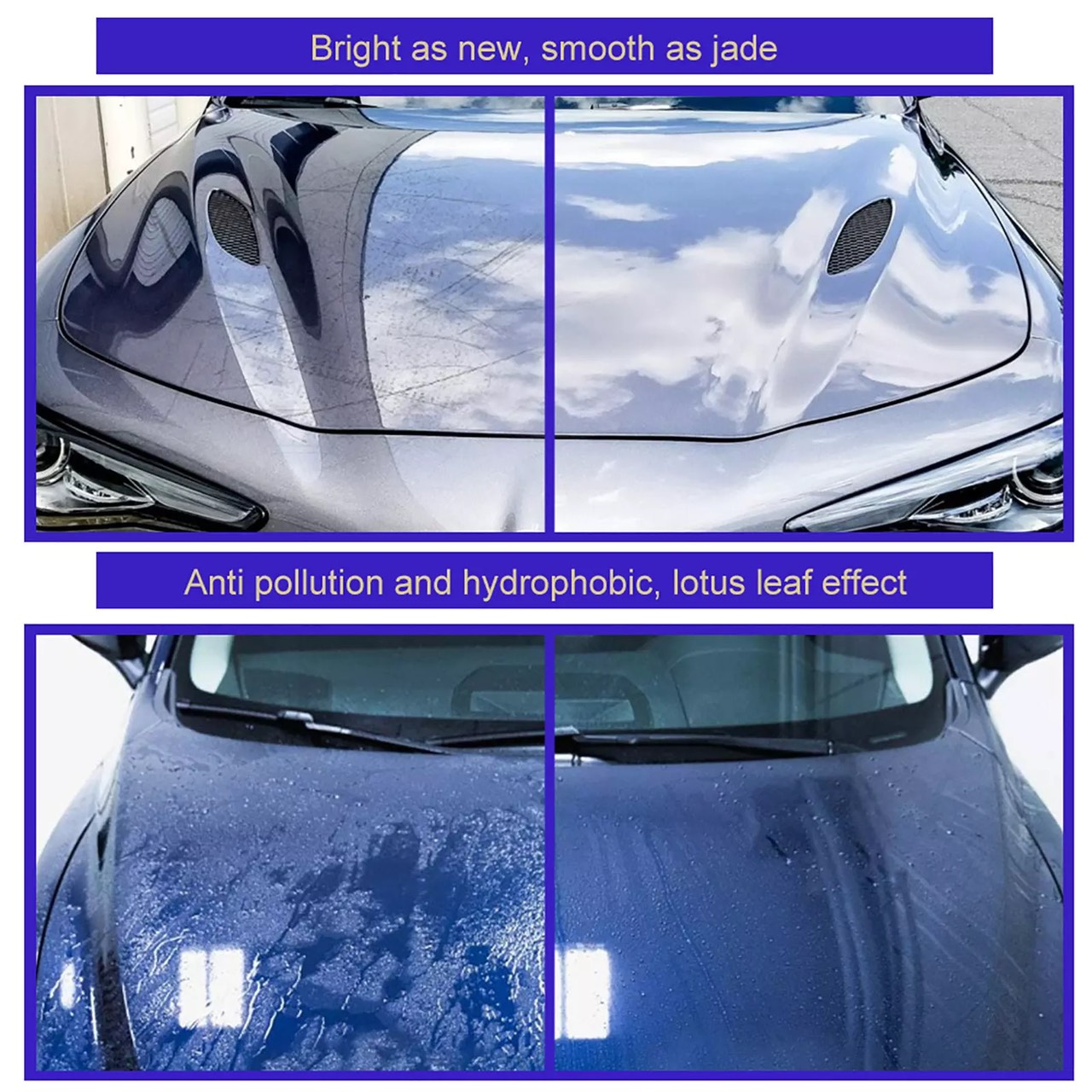 (Tặng mút đánh bóng)Chai Xịt Phủ Nano Chống Thấm Nước Ô tô, Xe Máy - Chất Chống Bám Nước Kính Xe, Kính Cận - Ảnh 8