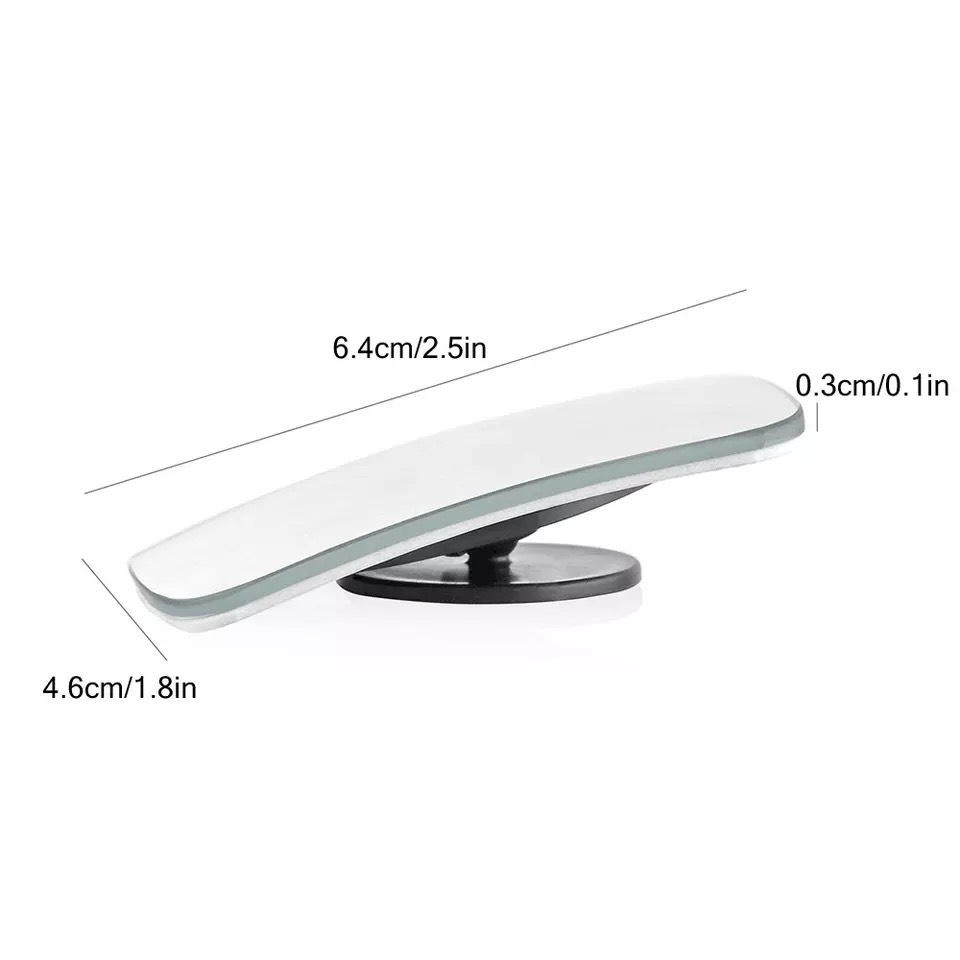 Bộ 2 Gương Cầu Lồi Đa Cực 3R-057 3R-035 3R054 xoay 360 độ xóa điểm mù gắn kính hậu ô tô xe hơi - Ảnh 6