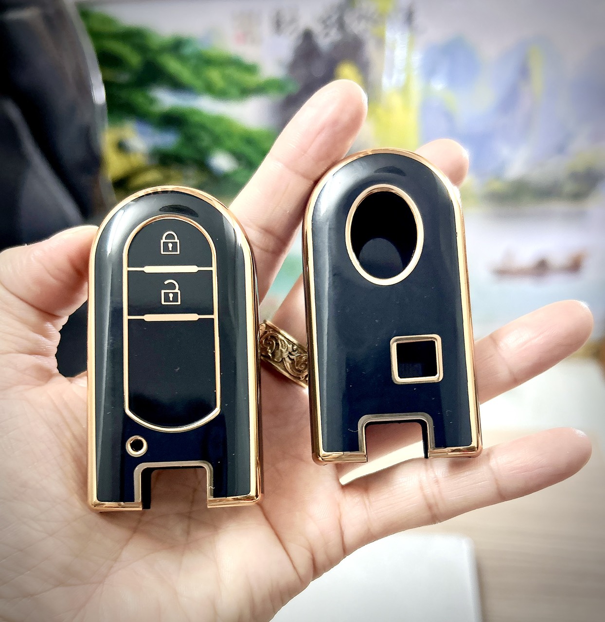 Bao ốp bọc chìa khóa xe Camry, Fortuner, Hilux, Vios, Altis, Rush, Wigo kèm móc - Ảnh 9