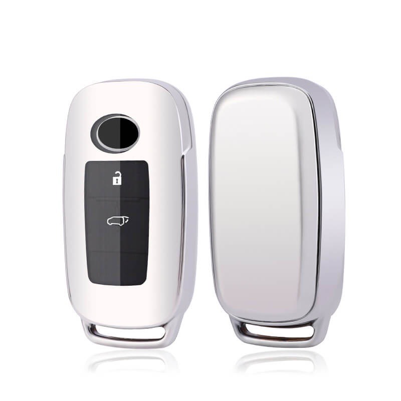 Móc khóa kèm bao ốp bảo vệ chìa khóa xe Toyota Raize, Veloz Cross, Veloz 2021, Avanza 2022 nhựa dẻo TPU tráng gương - Ảnh 3