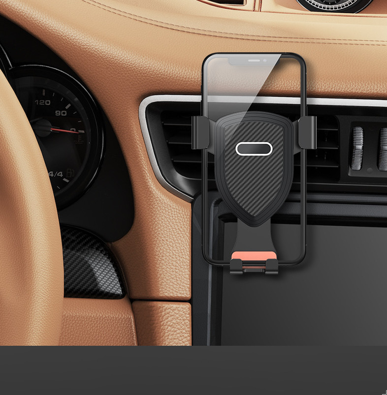 Gía Để Điện THoại, Gía Kẹp Điện Thoại Cửa Gió Điều Hòa Xe Hơi Siêu Nhẹ - ABS Vân Cacbon Siêu Bền - Mẫu 2023 - Ảnh 7