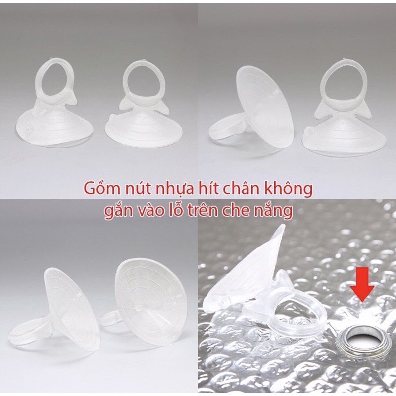 Tấm Chắn Nắng Xốp, Chắn Nắng cửa Kính Hông Cho Ô Tô Bộ 4 Tấm - Ảnh 4