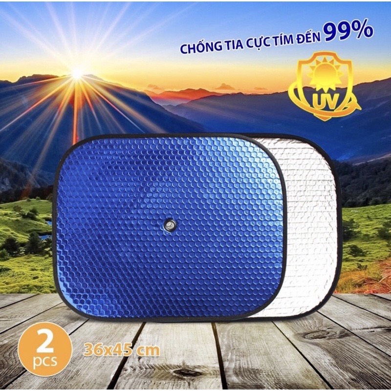 Tấm Chắn Nắng Xốp, Chắn Nắng cửa Kính Hông Cho Ô Tô Bộ 4 Tấm - Ảnh 11