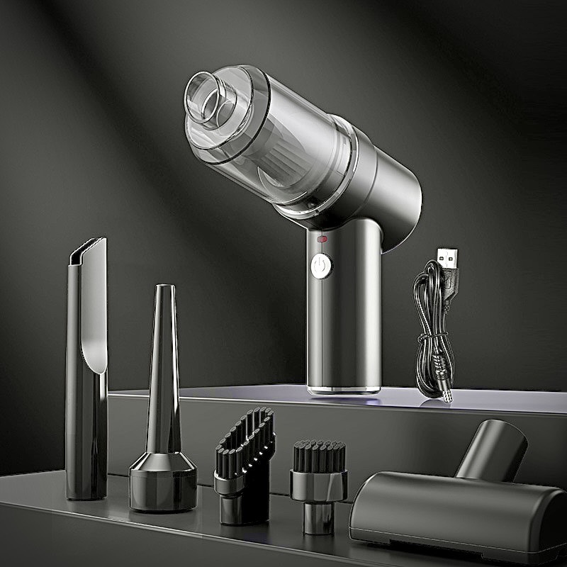 Máy hút thổi bụi đa năng cầm tay không dây sạc pin công suất 120w lực hút 8000Pa - Máy hút bụi mini dùng trên xe ô tô, Văn Phòng - Ảnh 3