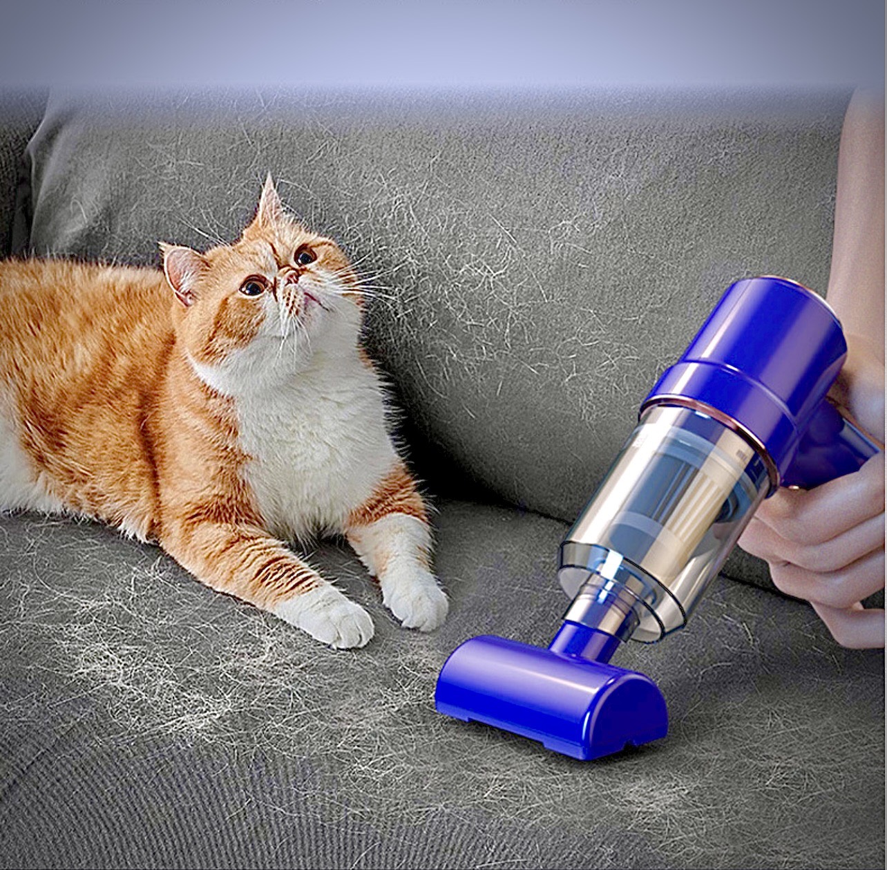 Máy hút thổi bụi đa năng cầm tay không dây sạc pin công suất 120w lực hút 8000Pa - Máy hút bụi mini dùng trên xe ô tô, Văn Phòng - Ảnh 8