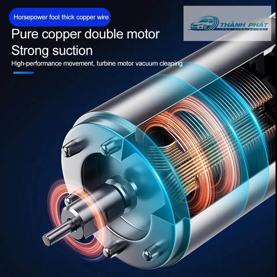 MÁY HÚT BỤI ĐA NĂNG 4 TRONG 1 MÁY BƠM LỐP CÔNG SUẤT 120W Có Đồng Hồ Đo Áp Suất Lốp Dùng Cho Ô Tô. Dòng đồng hồ điện tử - Đồng hồ cơ. Dùng hút bụi + bơm lốp + đo áp suất lốp + đèn chiếu sáng. BH 6 tháng - Ảnh 13