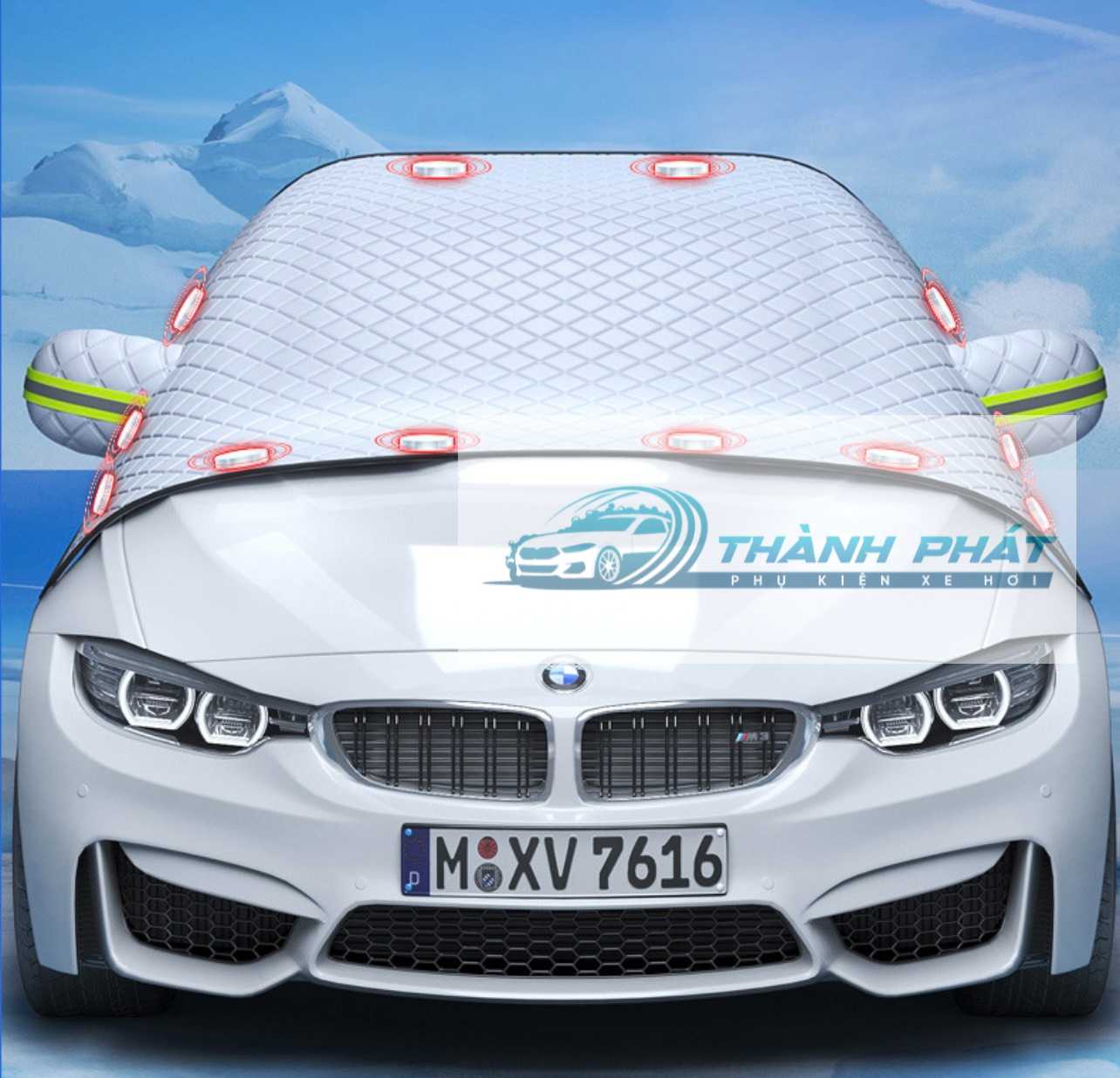 Tấm chắn kính chống nắng ô tô - Tấm che nắng cách nhiệt - Ảnh 11