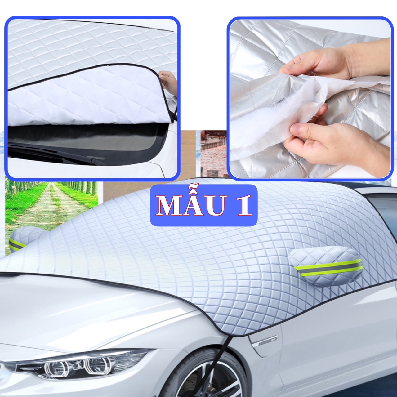 Tấm chắn kính chống nắng ô tô - Tấm che nắng cách nhiệt - Ảnh 14