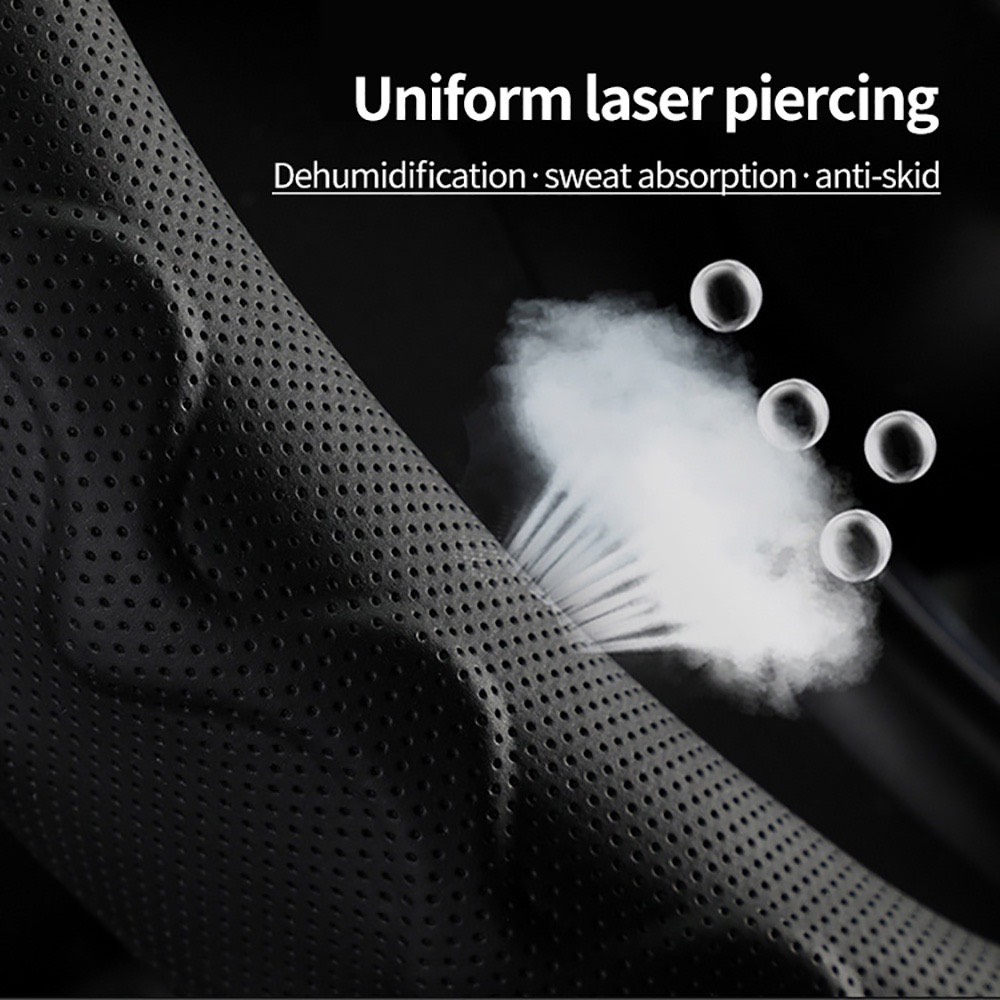 Bọc vo lang ô tô thể thao - da vân carbon phối da nhiều màu phù hợp với size 38cm Dùng cho xe 4 chỗ - 7 chỗ , Bán Tải - Ảnh 10