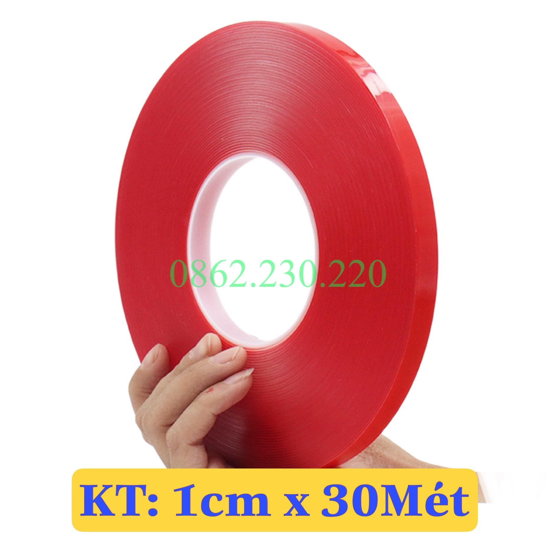 Băng keo 2 mặt, siêu dính, trong suốt dán tường, vật dụng trong nhà, phụ kiện ô tô khác. Kích thước 1cm, 2cm , 3cm x 30m - Ảnh 12