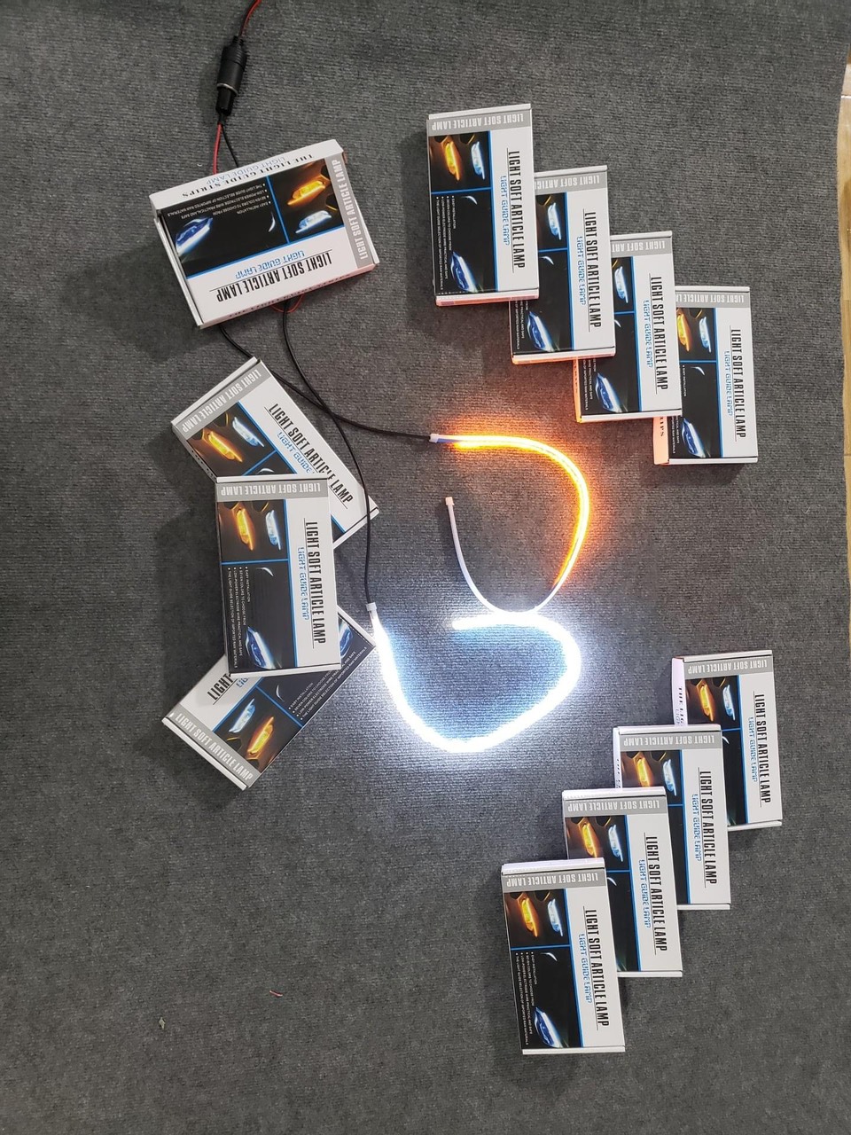 Set 2 đèn LED dây siêu mỏng 60cm tín hiệu kép cho xe ô tô chất lượng cao - Led dây 12v cho xe hơi - Ảnh 11