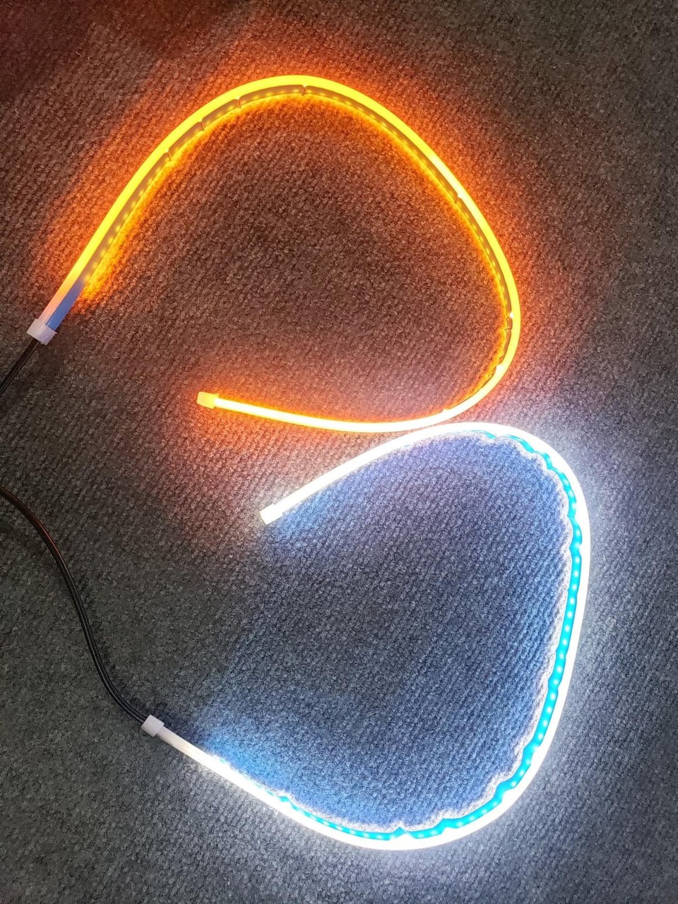 Set 2 đèn LED dây siêu mỏng 60cm tín hiệu kép cho xe ô tô chất lượng cao - Led dây 12v cho xe hơi - Ảnh 10