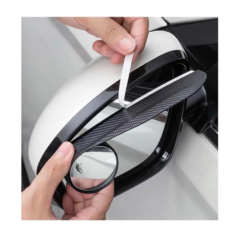 Gương Cầu Lồi Xóa Điểm Mù 2 Trong 1 Kèm Vè Che Mưa Gương Chiếu Hậu. Bộ 2 cái phù hợp xe 4 chỗ đến 7 chỗ bán tải - Ảnh 2