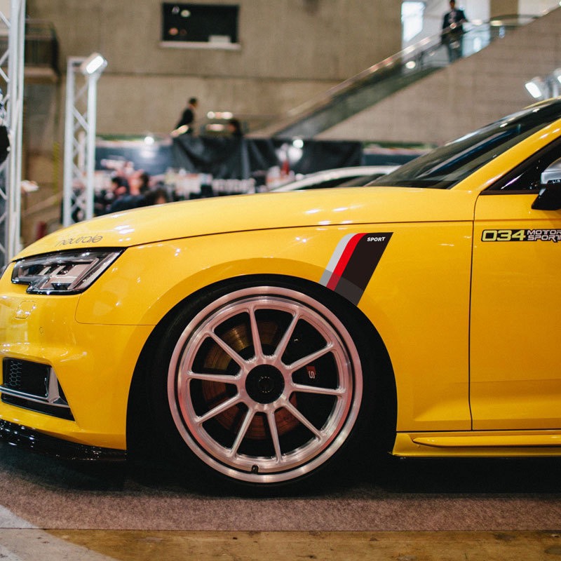 Tem dán sport xe hơi decal dán trang trí xe phong cách phi cơ. Miếng dán trang trí cho sendan hay SUV - Ảnh 4