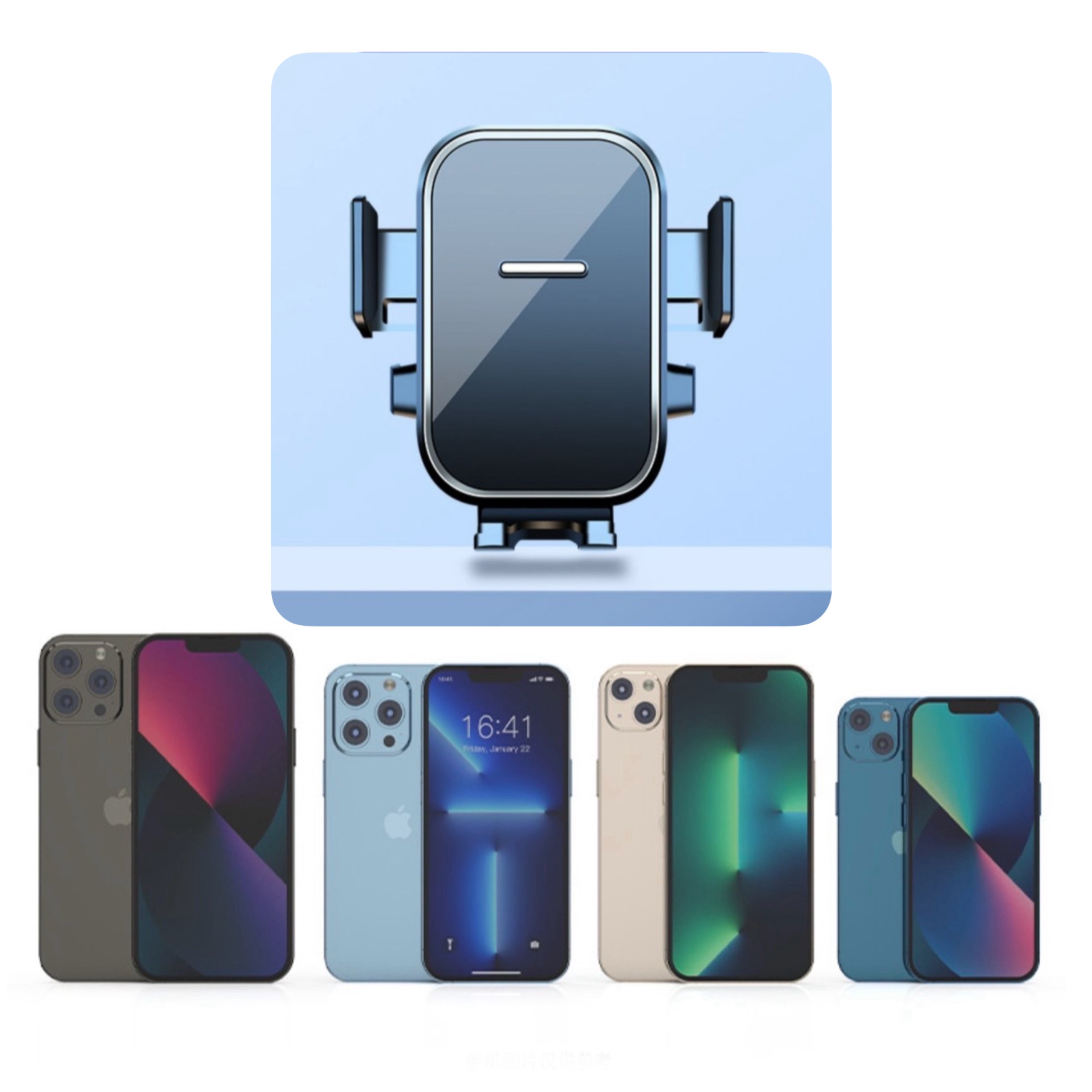 Giá Đỡ Điện Thoại cho Ô Tô, Mẫu mới Khóa Tự Động - Kẹp Điện Thoại Trên Ô Tô Đế Hút Nano Chắc Chắn - Ảnh 8