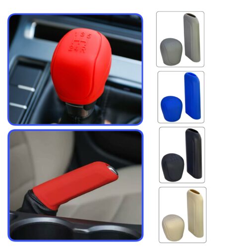 Bọc Cần Số , Bọc Phanh Tay Cho Ô Tô. Chất Liệu SiLICON Cao Cấp. Màu Sắc Đen - Đỏ - Kem - Ghi - Xanh