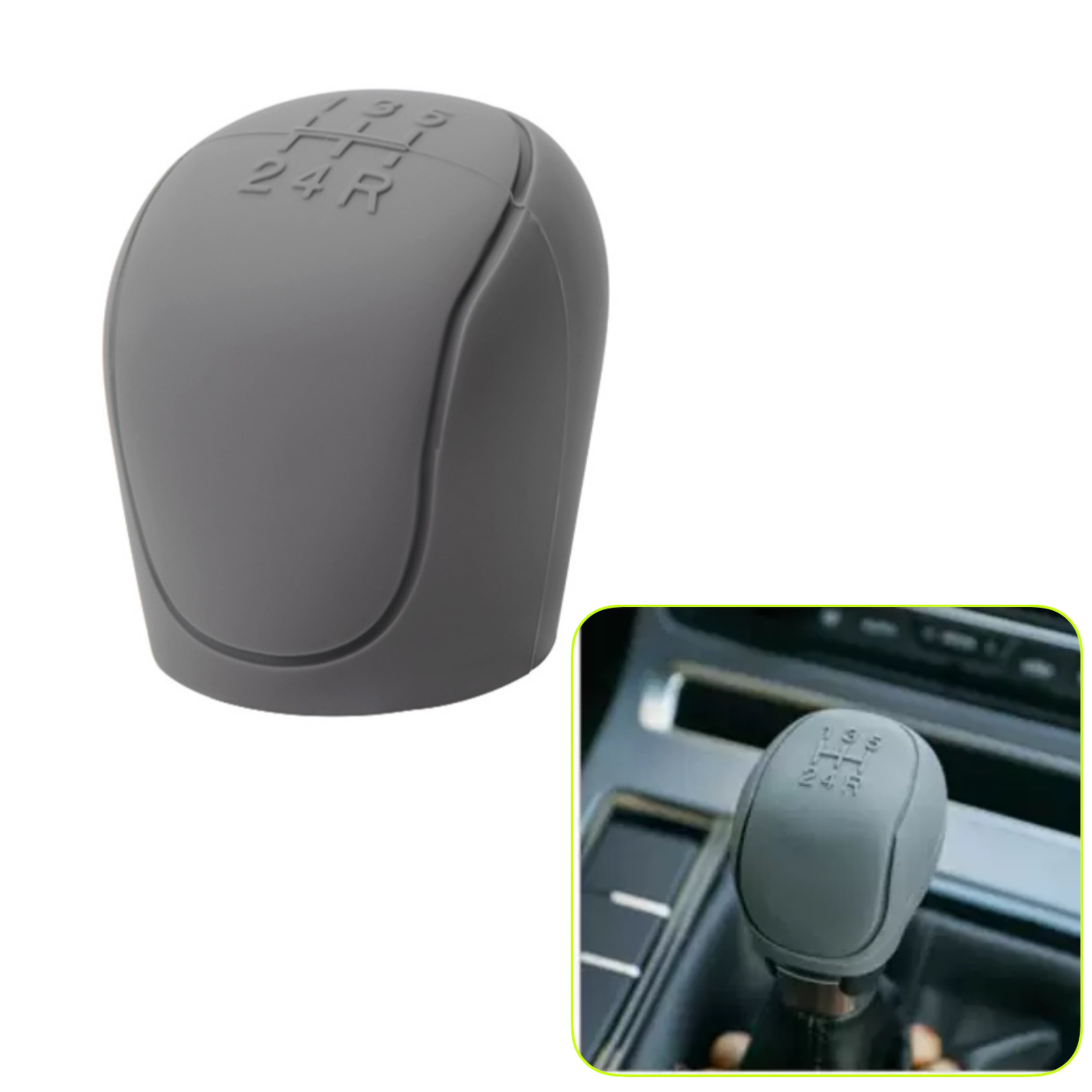 Bọc Cần Số , Bọc Phanh Tay Cho Ô Tô. Chất Liệu SiLICON Cao Cấp. Màu Sắc Đen - Đỏ - Kem - Ghi - Xanh - Ảnh 11