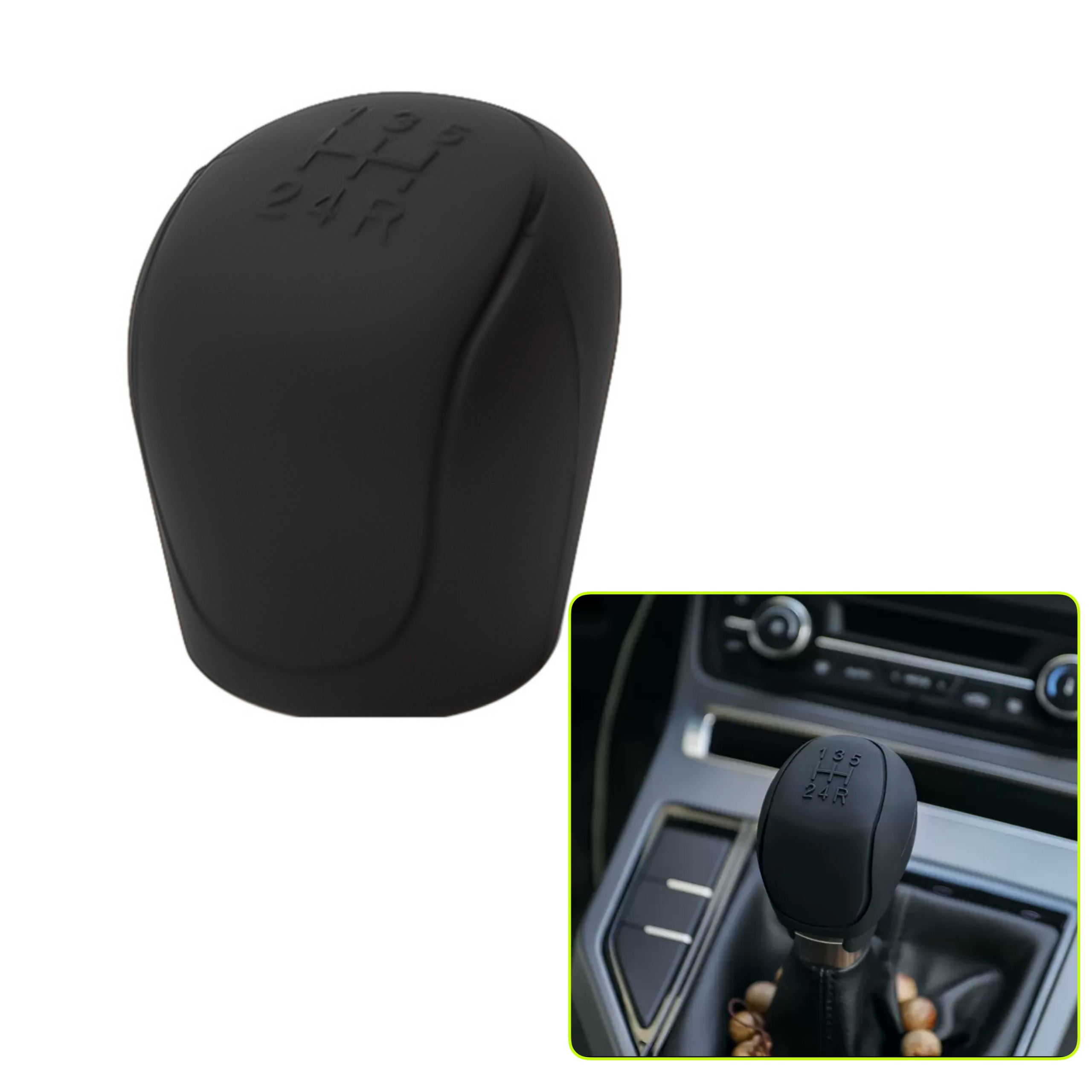 Bọc Cần Số , Bọc Phanh Tay Cho Ô Tô. Chất Liệu SiLICON Cao Cấp. Màu Sắc Đen - Đỏ - Kem - Ghi - Xanh - Ảnh 5