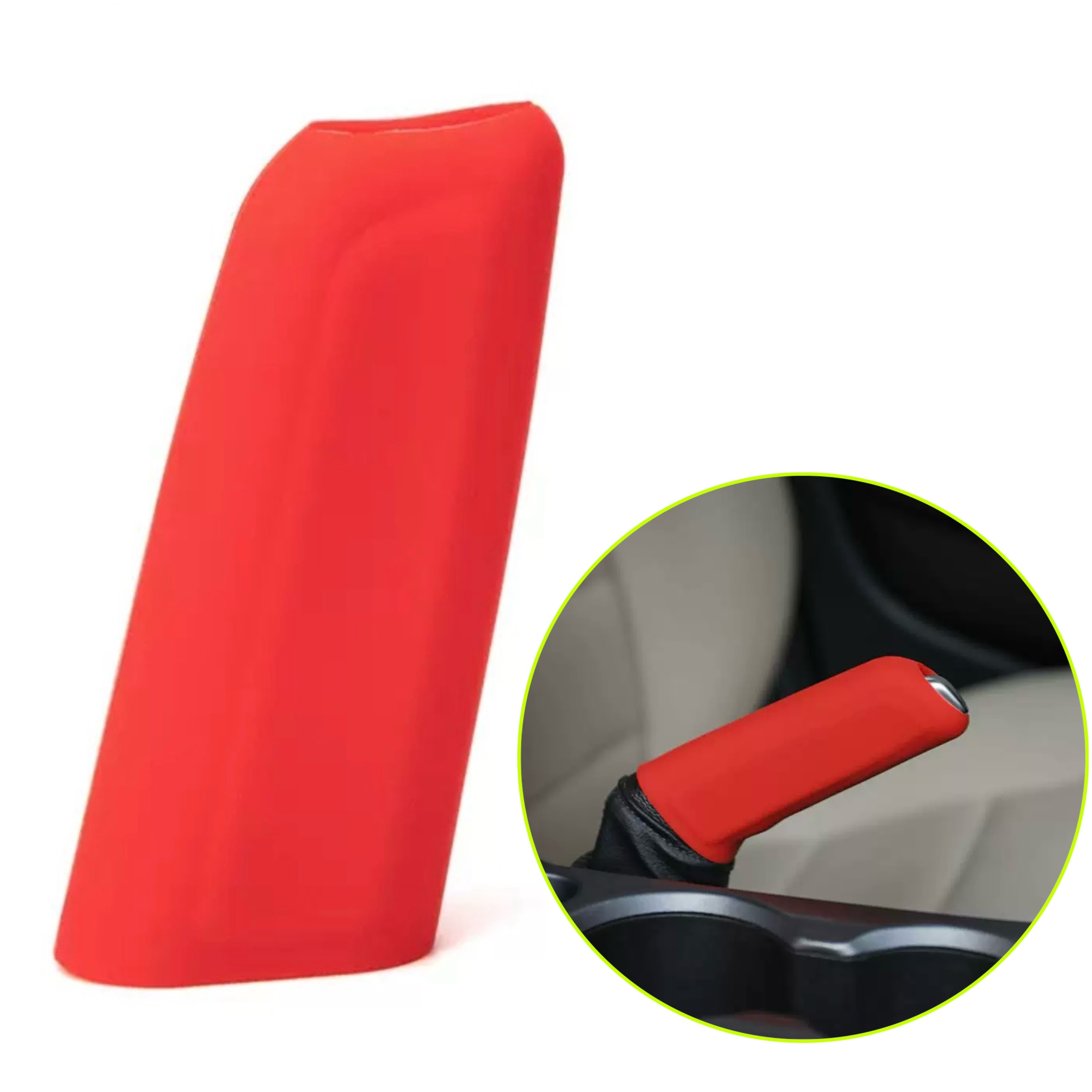 Bọc Cần Số , Bọc Phanh Tay Cho Ô Tô. Chất Liệu SiLICON Cao Cấp. Màu Sắc Đen - Đỏ - Kem - Ghi - Xanh - Ảnh 6