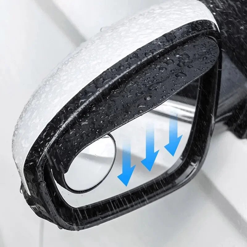 Gương Cầu Lồi Xóa Điểm Mù 2 Trong 1 Kèm Vè Che Mưa Gương Chiếu Hậu. Bộ 2 cái phù hợp xe 4 chỗ đến 7 chỗ bán tải - Ảnh 5